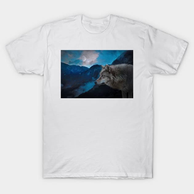 Wolf Mountain T-Shirt by Tarrby